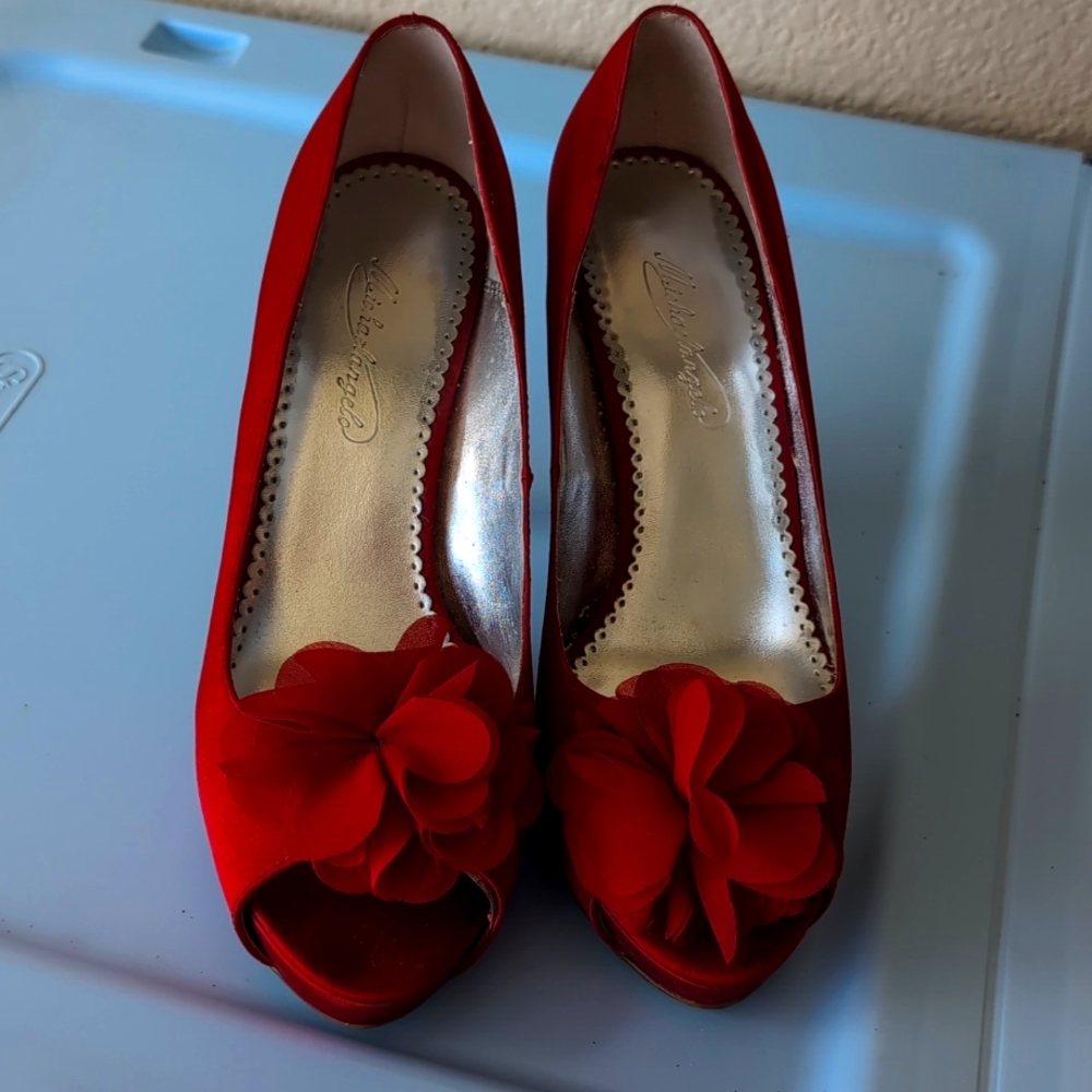 Michaelangelo David's Bridal 4inch Poppie 9.5 Wedding heel